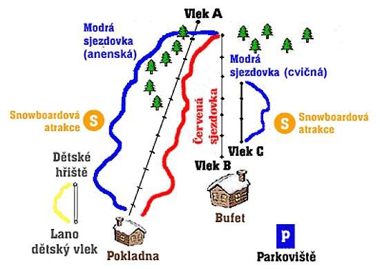 Ski areál Lázeňský vrch - Lipová Lázně